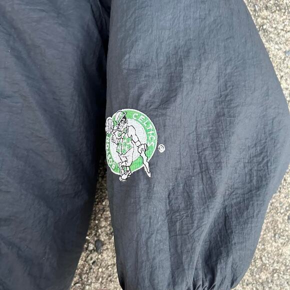 Vtg 90s Boston Celtics starter style puffer jacket size large - Picture 5 of 8